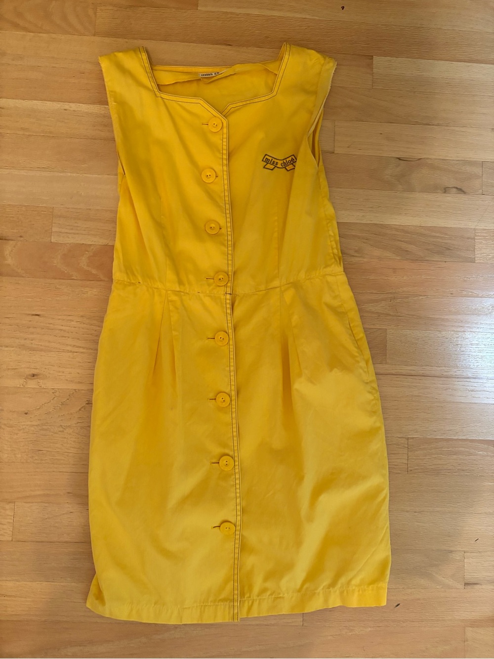 Darling Miss Chloe yellow women’s vintage Dress vintage